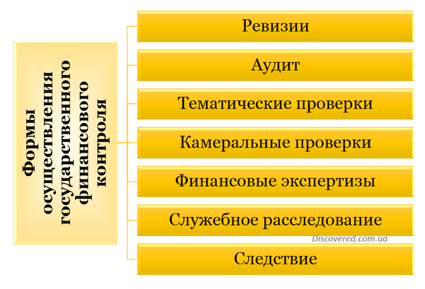Формы государственного финансового контроля